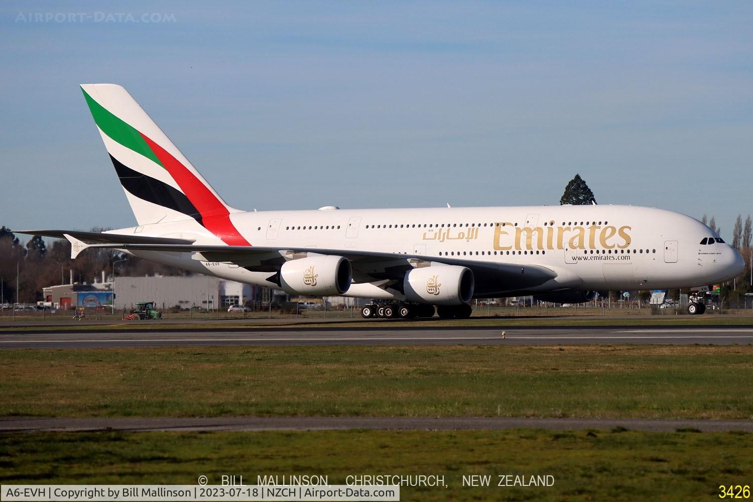 A6-EVH, 2018 Airbus A380-842 C/N 257, from SYD