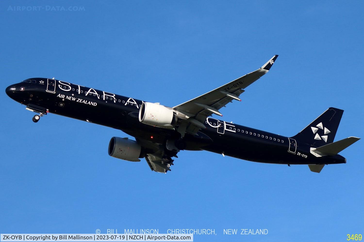 ZK-OYB, 2022 Airbus A321-271NX C/N 11049, NZ546 to AKL