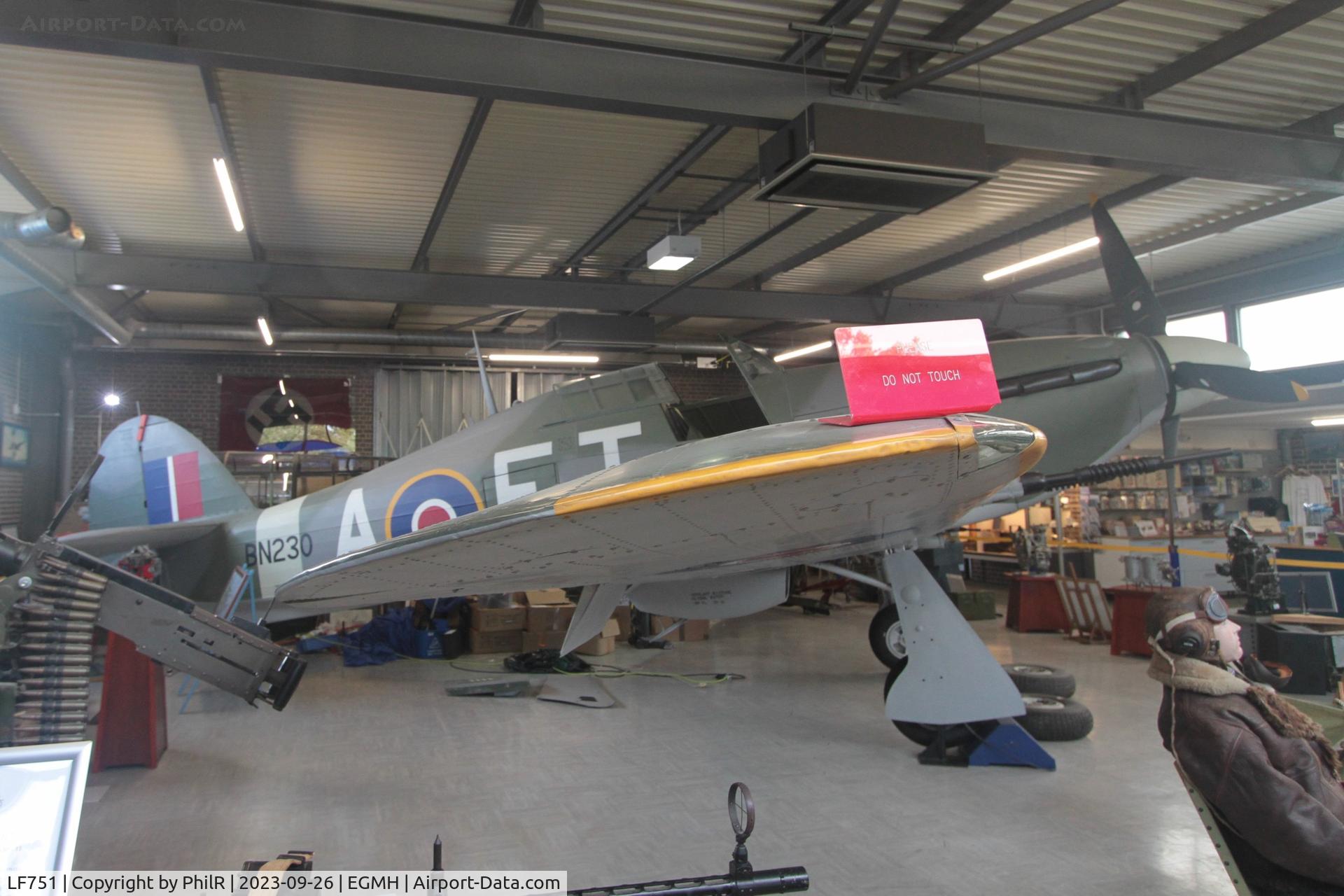 LF751, 1944 Hawker Hurricane IIC C/N Not found LF751, 'BN230' (LF751) 1944 Hawker Hurricane llc Spitfire Museum Manston