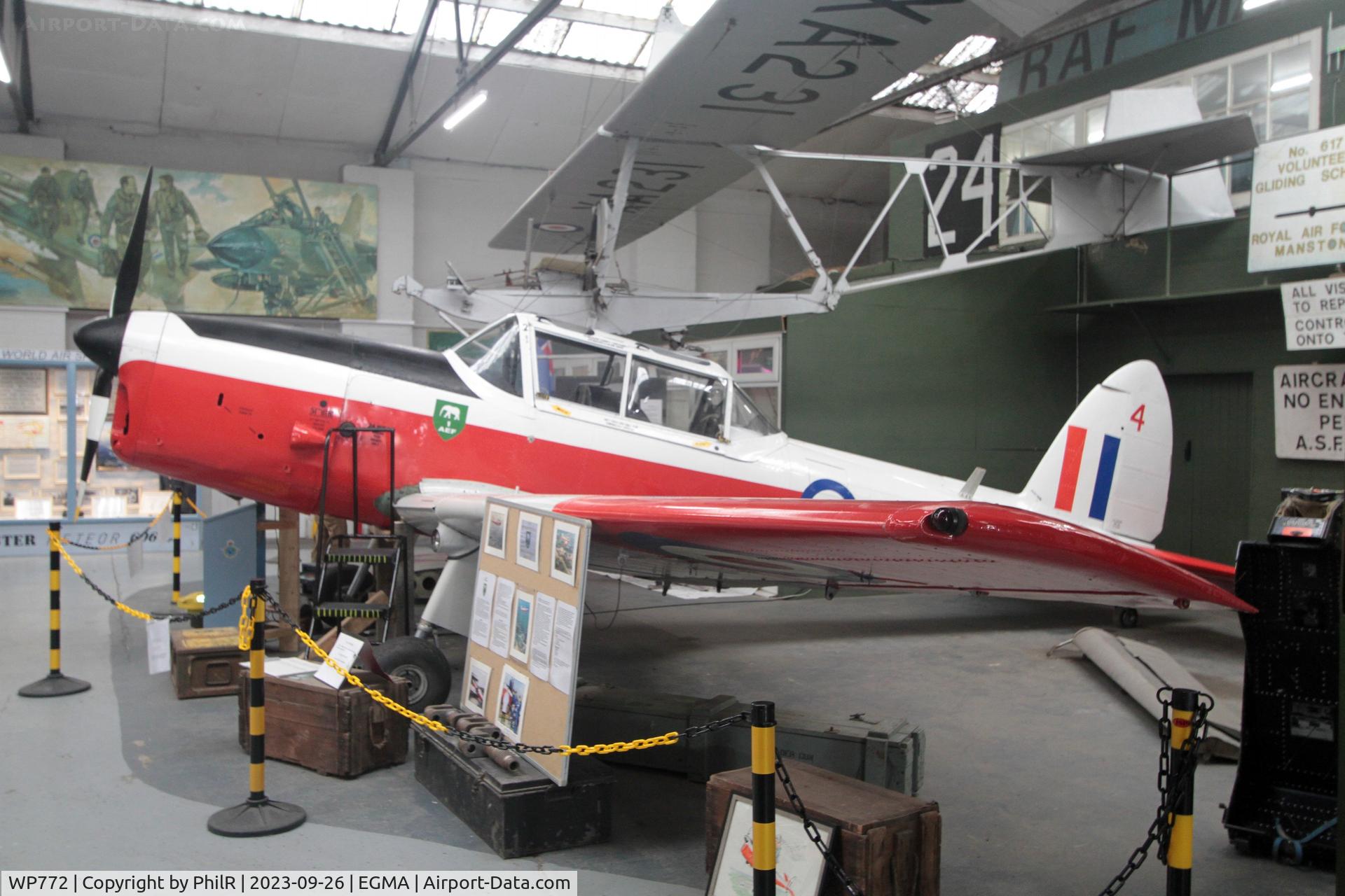 WP772, De Havilland DHC-1 Chipmunk T.10 C/N C1/0661, WP772 1952 DH Chipmunk T10 Manston
