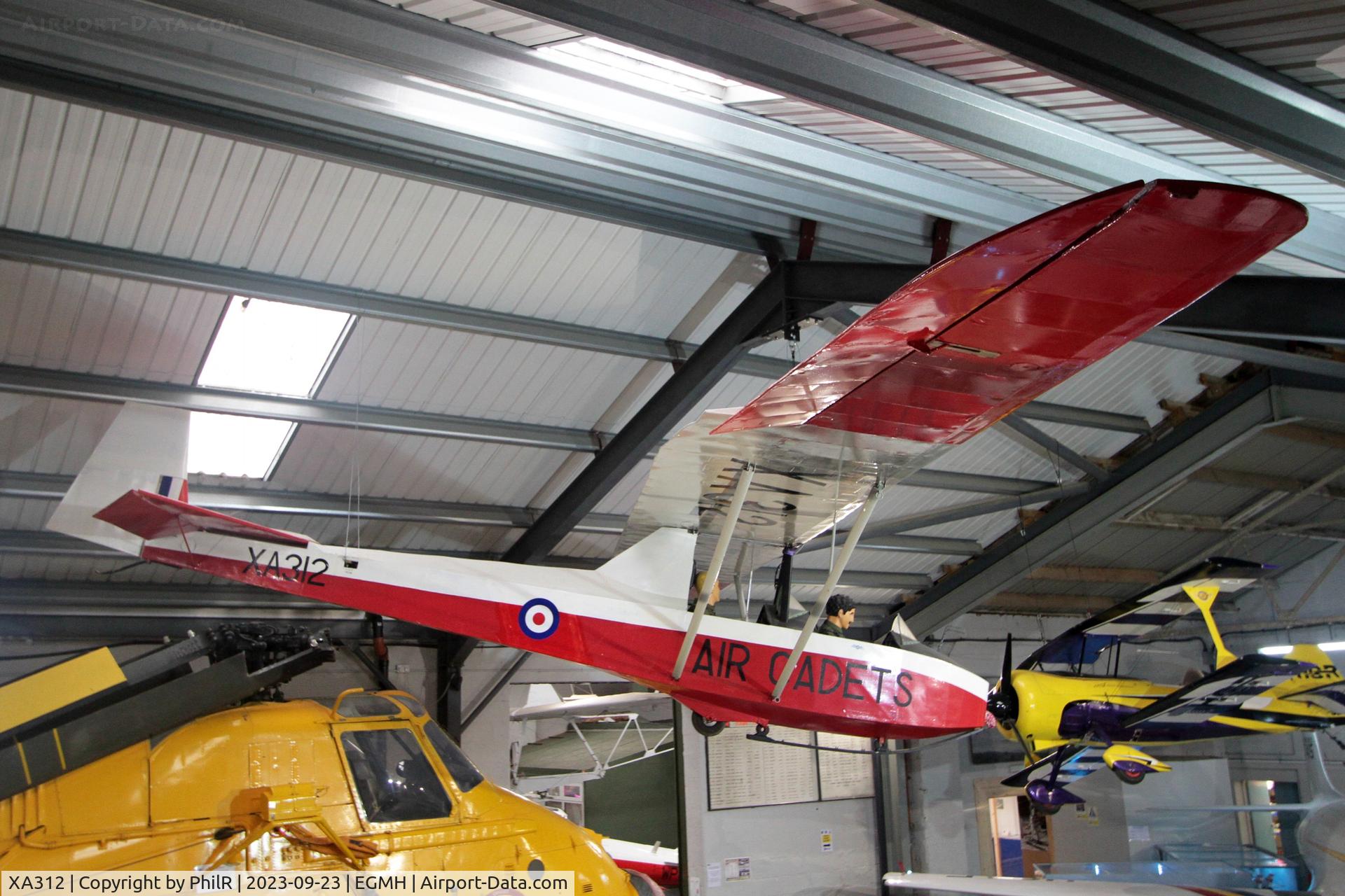 XA312, 1953 Slingsby T-31B Cadet TX.3 C/N 854, XA312 1953 Slingsby T.31B Cadet TX3 Manston