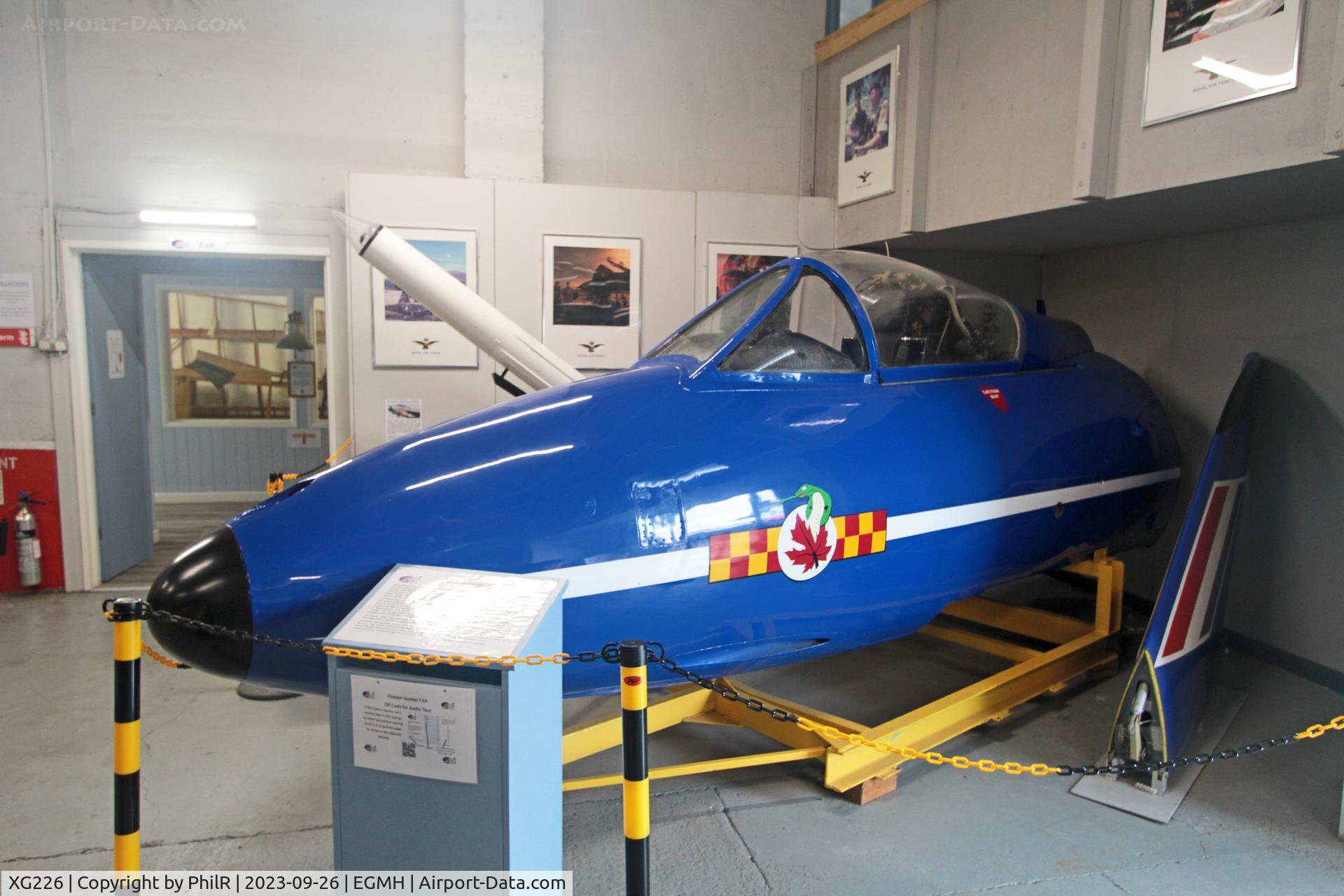 XG226, 1956 Hawker Hunter F.6A C/N 41H-680038, XG226 1956 Hawker Hunter F6A Manston
