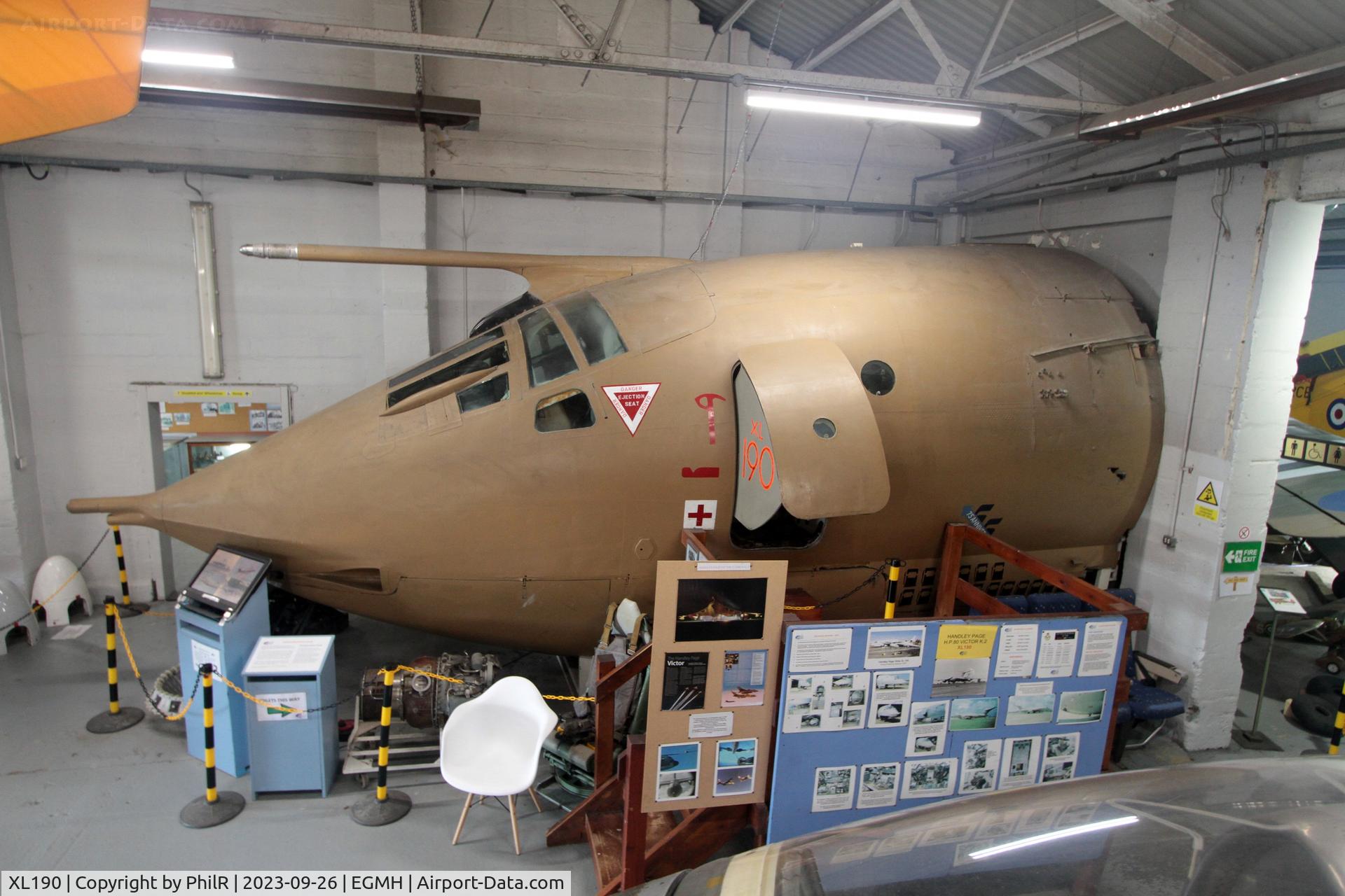 XL190, 1962 Handley Page Victor K.2 C/N HP80/71, XL190 1962 Handley Page Victor K2 Manston