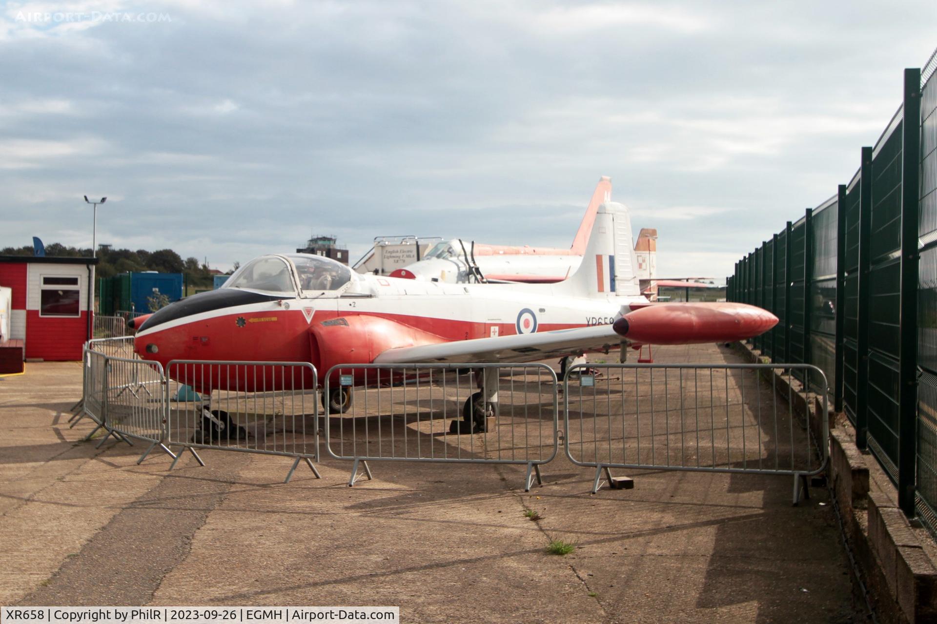 XR658, 1963 BAC Jet Provost T.4 C/N PAC/W/19450, XR658 1963 BAC Jet Provost T4 Manston