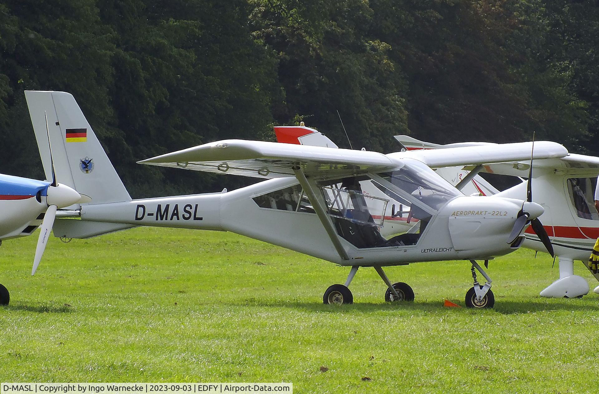 D-MASL, Aeroprakt A-22LS Foxbat C/N not found_D-MASL, Aeroprakt A22-L2 Foxbat at the Fly-in und Flugplatzfest (airfield display) at Elz Airfield