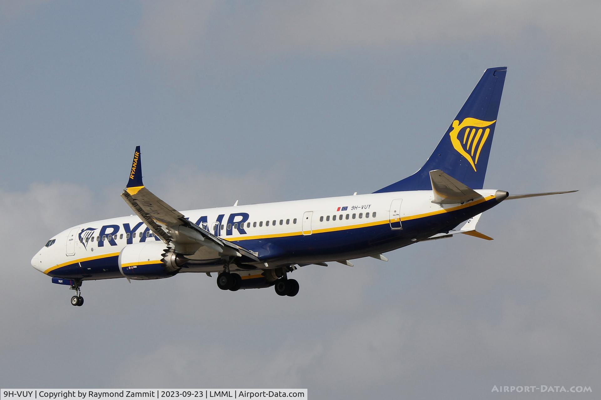 9H-VUY, 2022 Boeing 737-8-200 MAX C/N 65896, B737-8 MAX Malta Air