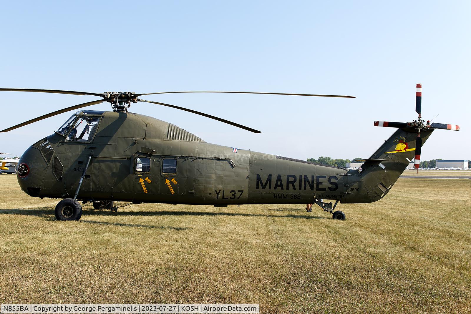 N855BA, 1961 Sikorsky UH-34D Seahorse C/N 148783, Oshkosh 2023.