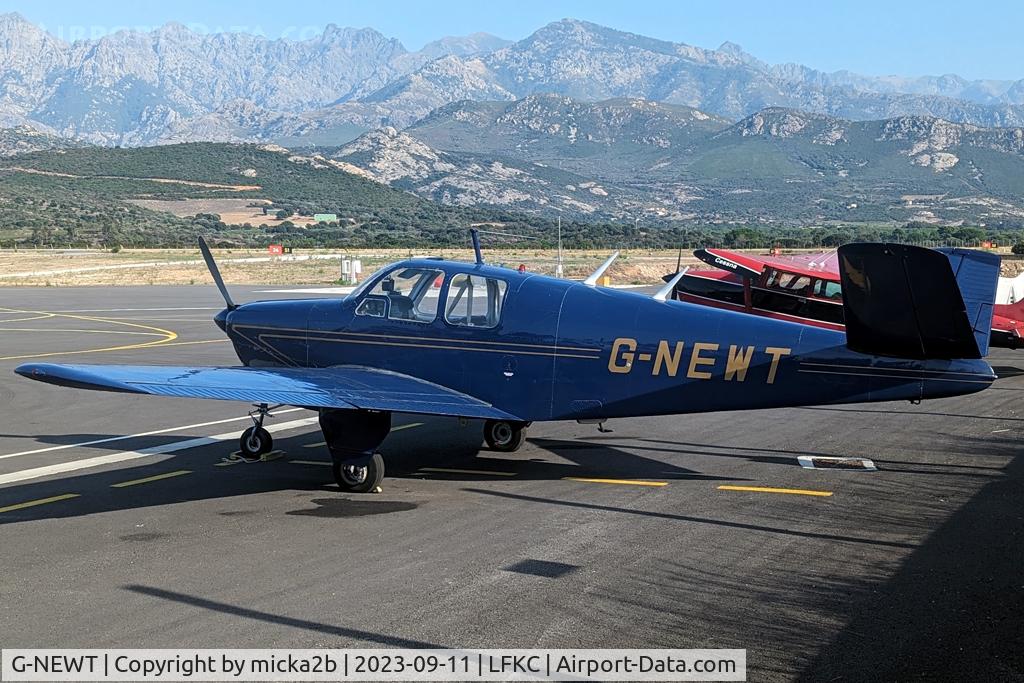 G-NEWT, 1947 Beech 35 Bonanza Bonanza C/N D-1168, Parked