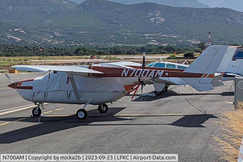 N700AM, 1977 Cessna 337G Super Skymaster C/N 33701801, Parked