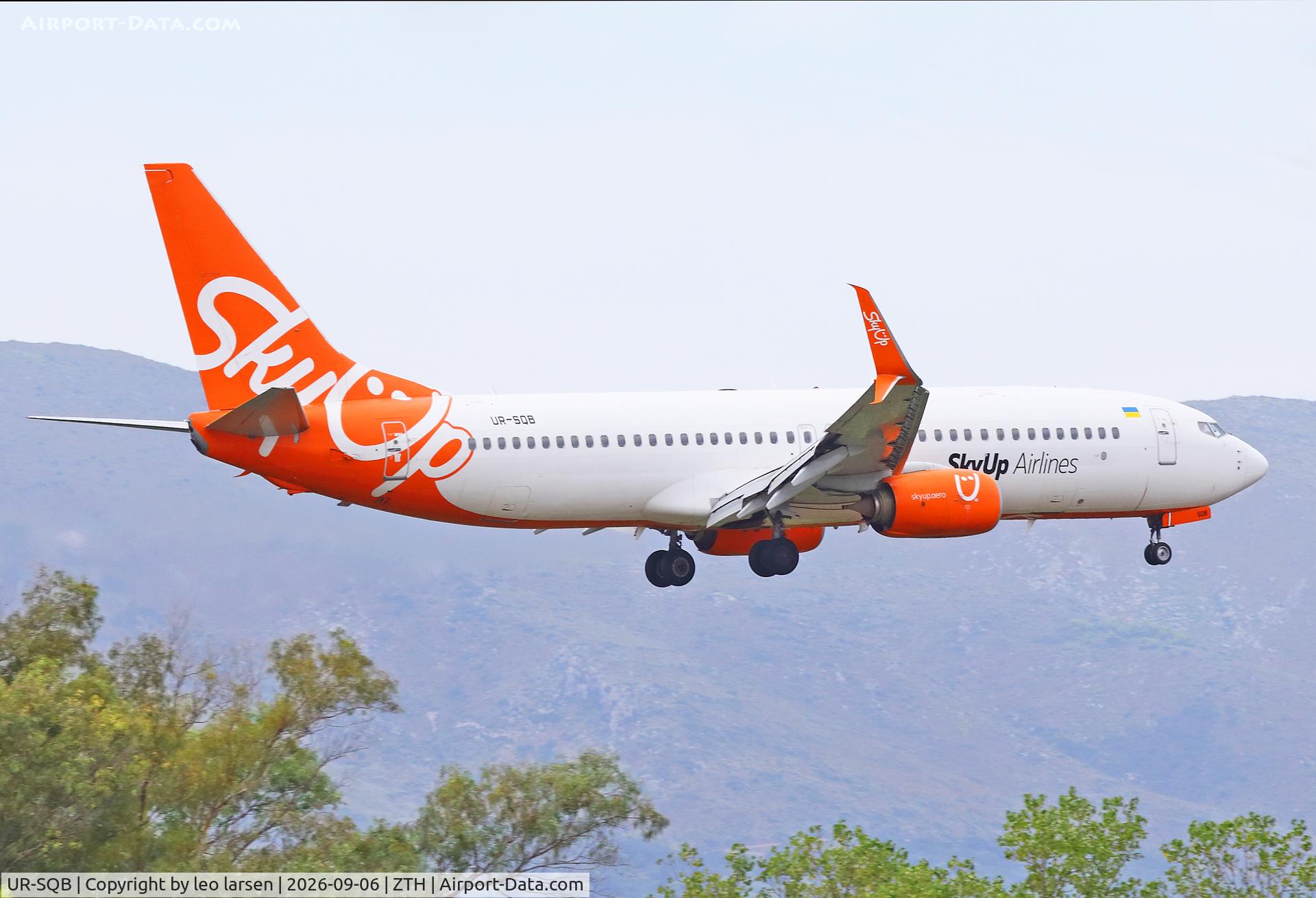UR-SQB, 2013 Boeing 737-8H6 C/N 40153, ZTH 6.9.2023