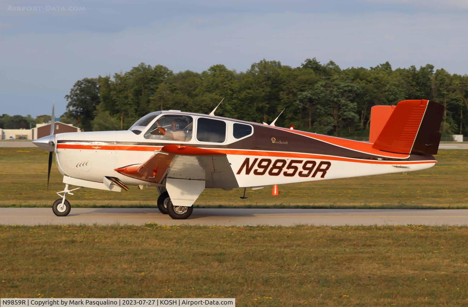 N9859R, 1960 Beech M35 Bonanza C/N D-6406, Beech M35