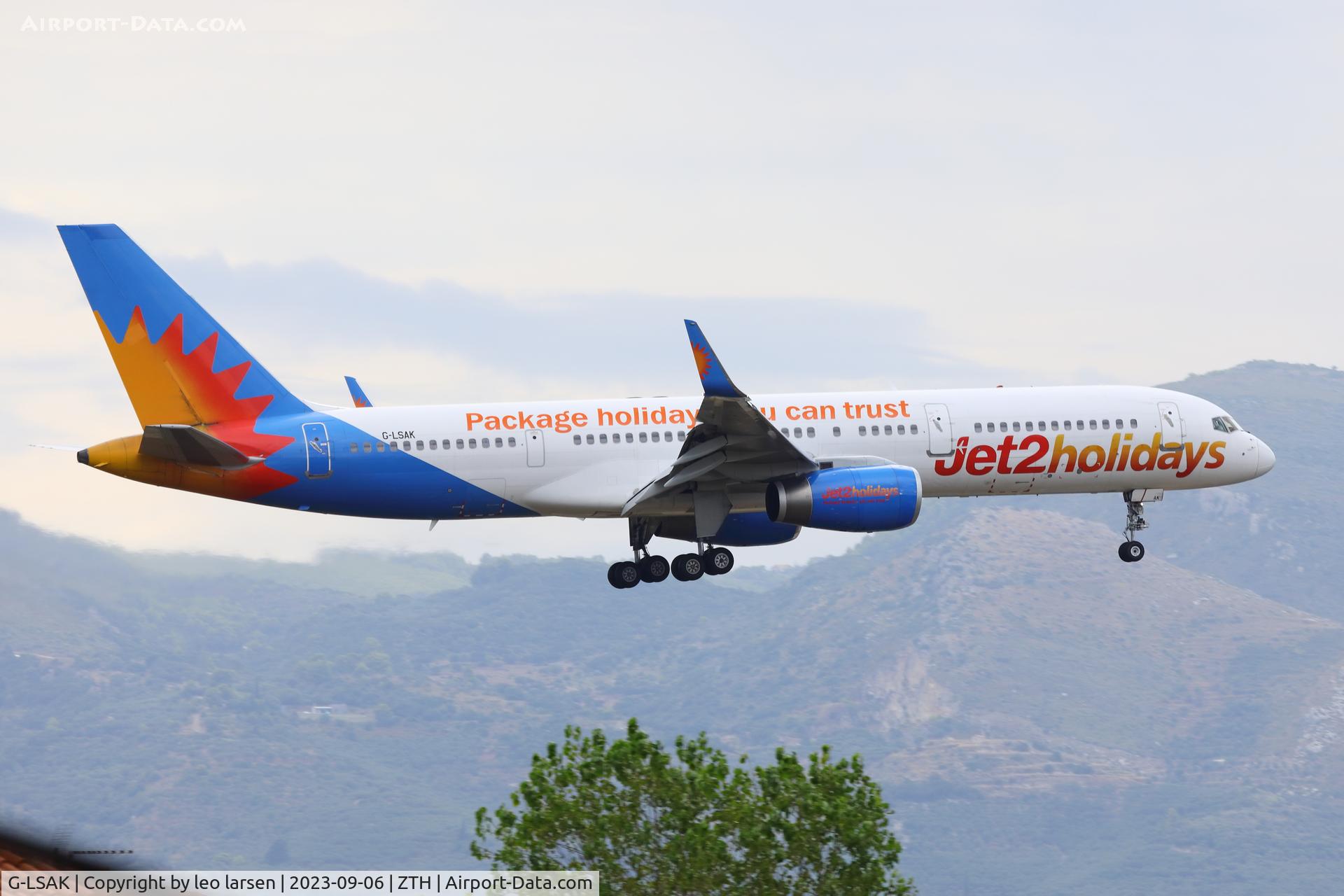 G-LSAK, 1996 Boeing 757-23N C/N 27973, ZTH 6.9.2023