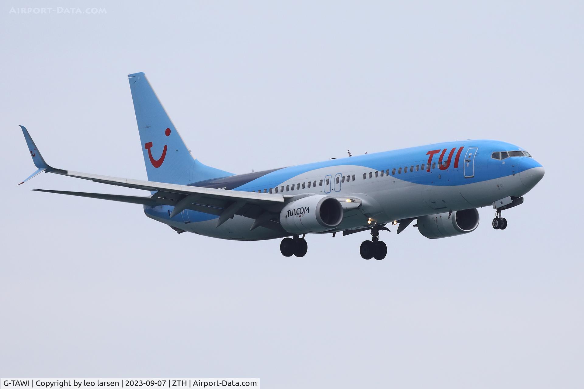 G-TAWI, 2012 Boeing 737-8K5 C/N 37267, ZTH 7.9.2023