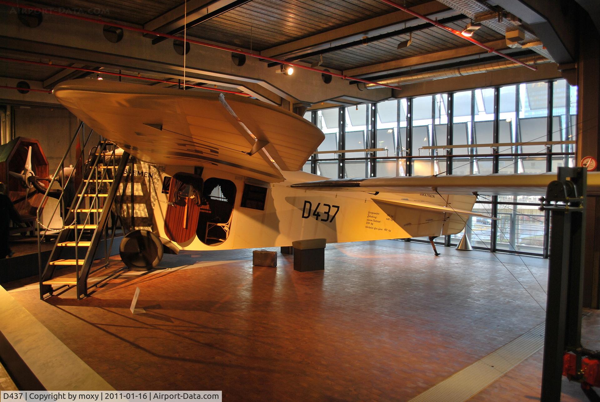 D437, 1924 Focke-Wulf A 16 Replica C/N Not found D437, Focke-Wulf A 16 Replica at the Deutsche Technikmuseum in Berlin.