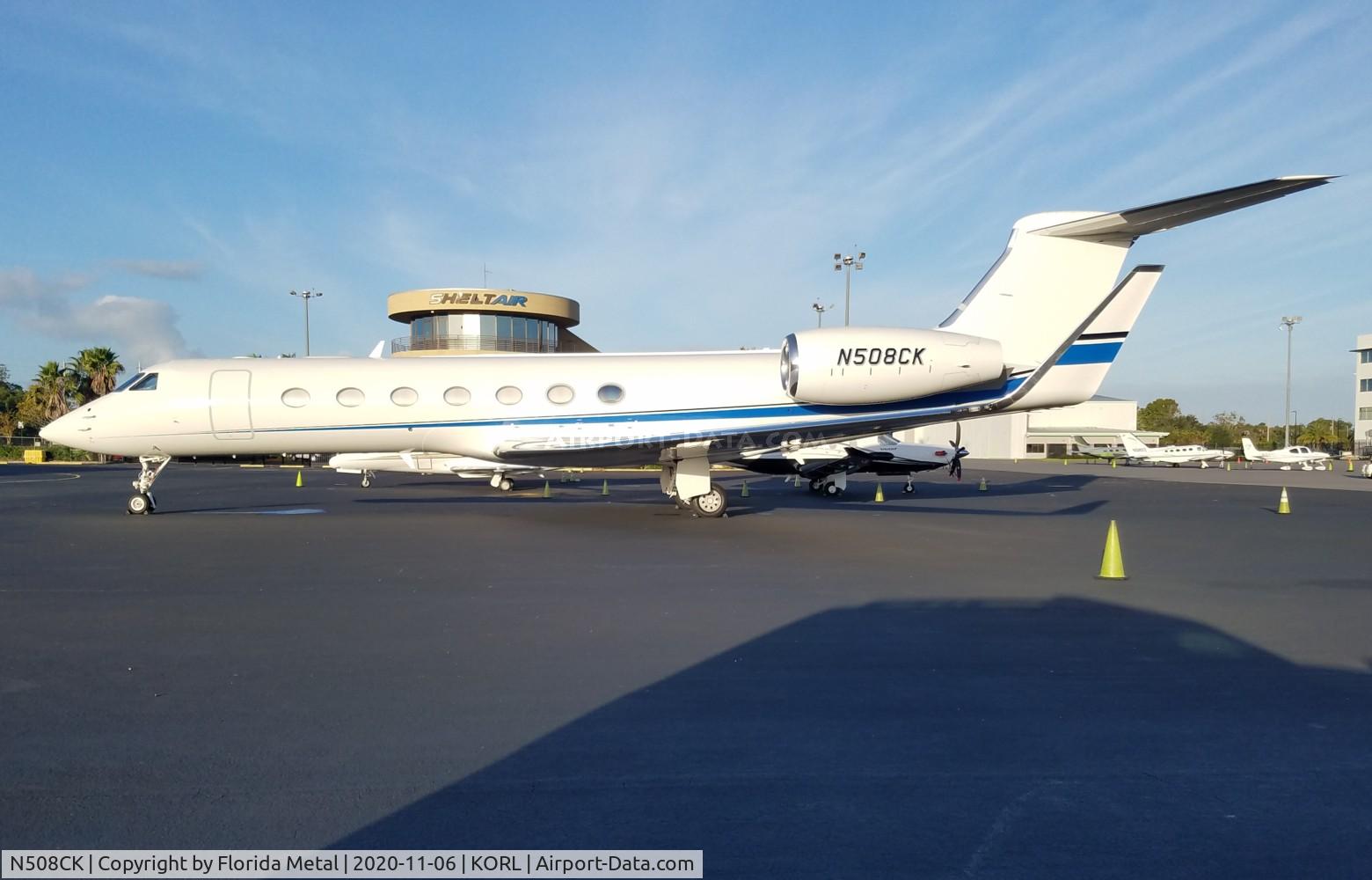 N508CK, 2007 Gulfstream Aerospace GV-SP (G500) C/N 5158, G550 zx