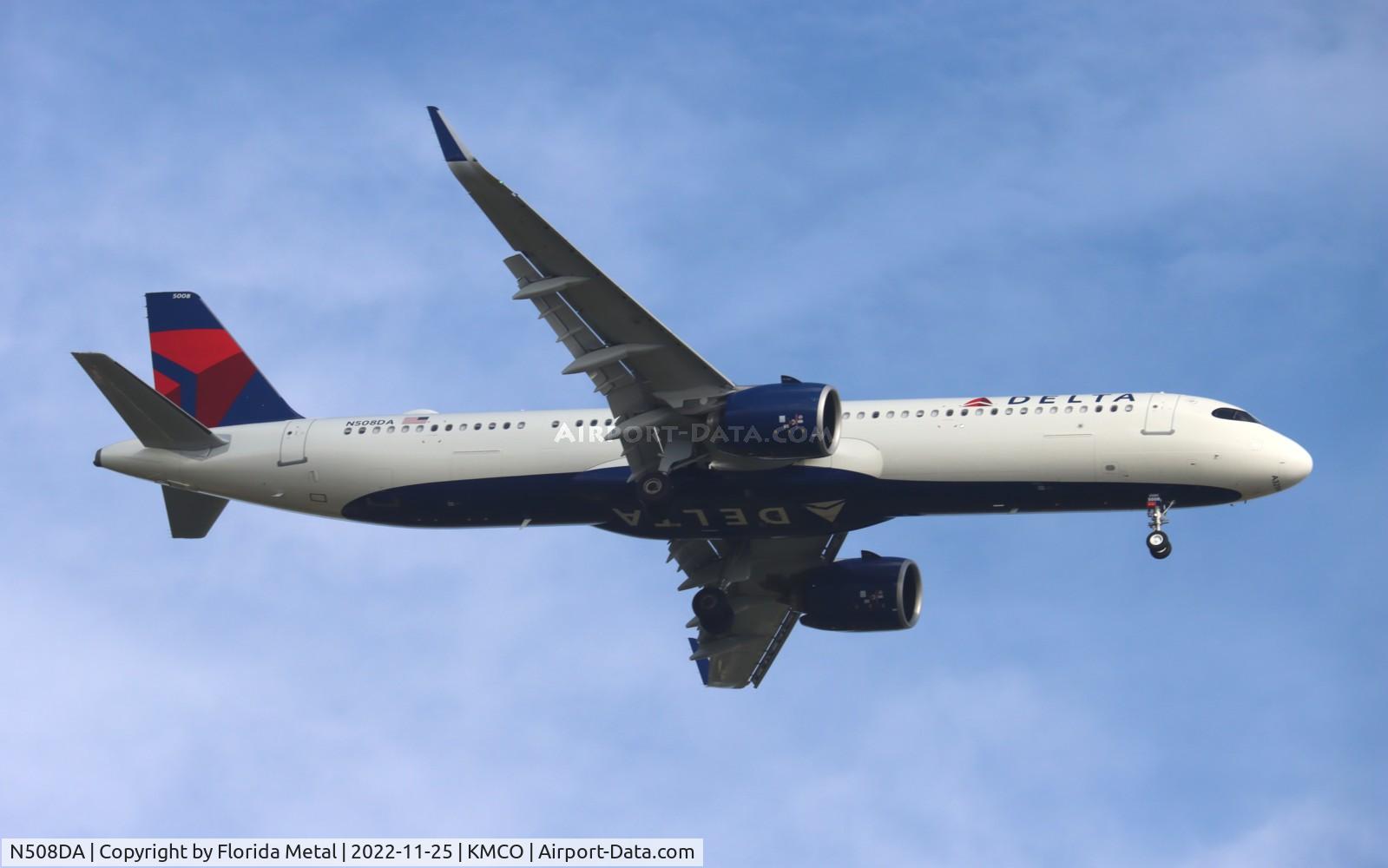 N508DA, 2022 Airbus A321-273NX C/N 10898, DAL A321N zx SEA-MCO