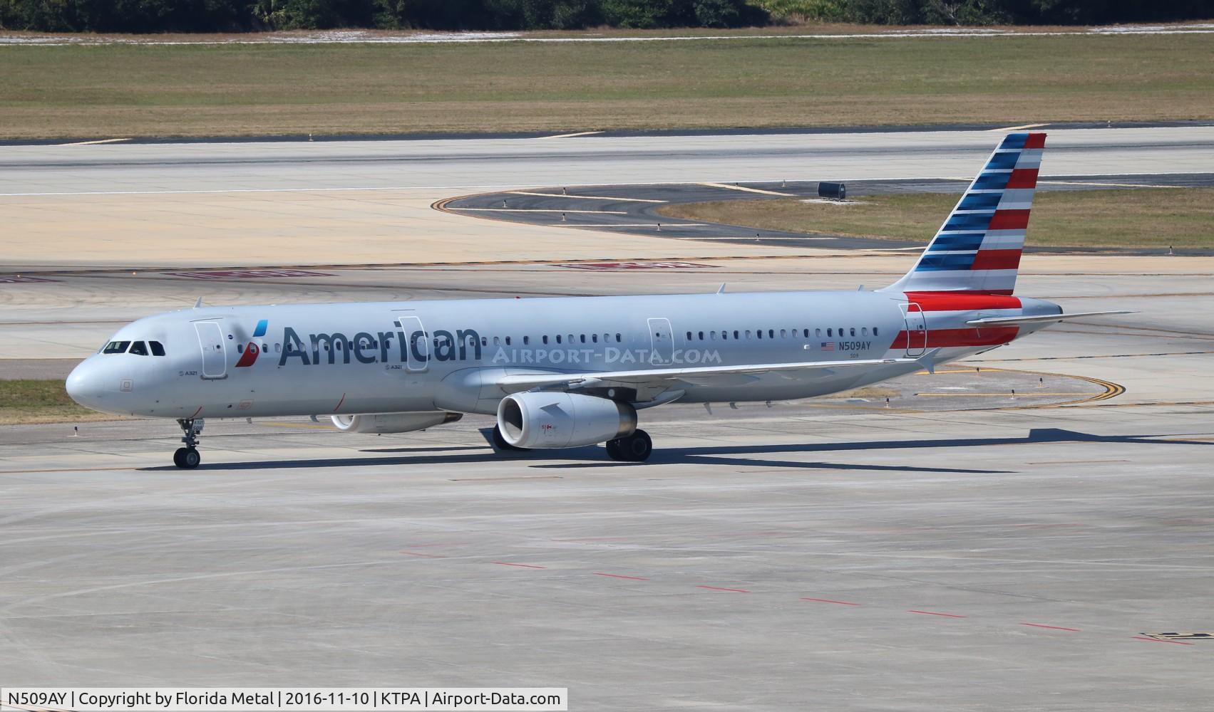 N509AY, 2009 Airbus A321-231 C/N 3796, AAL A321 zx