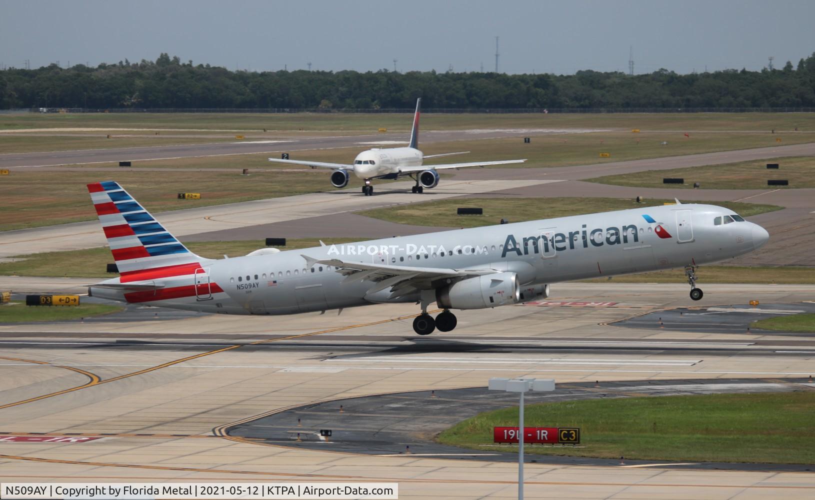 N509AY, 2009 Airbus A321-231 C/N 3796, AAL A321 zx TPA-MIA
