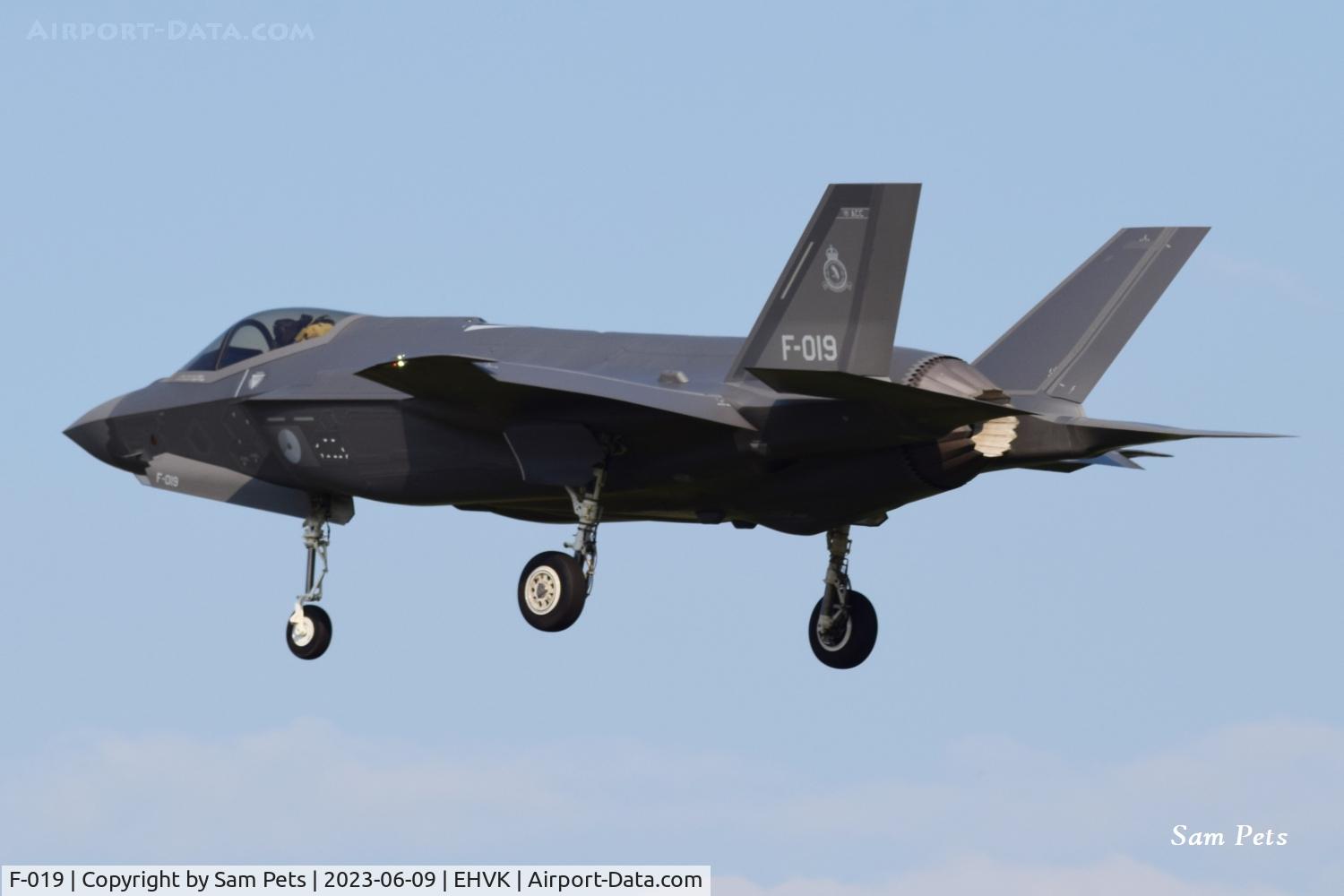 F-019, Lockheed Martin F-35A Lightning II C/N AN-19, At Volkel.