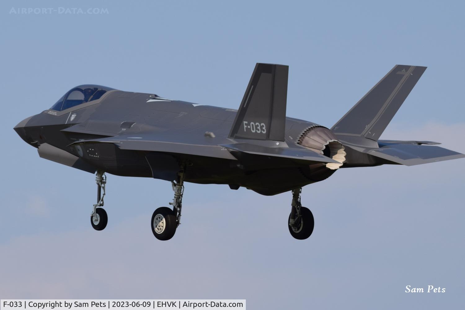 F-033, Lockheed Martin F-35A Lightning II C/N AN-33, At Volkel.