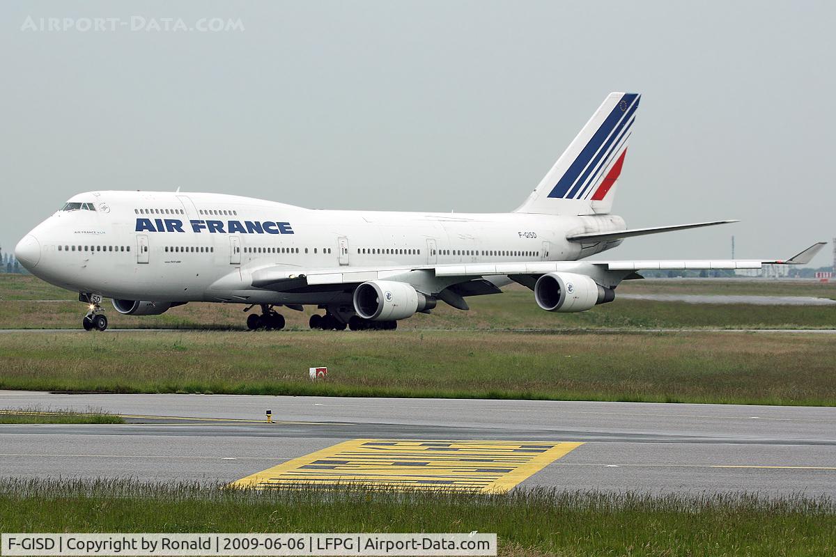 F-GISD, 1992 Boeing 747-428M C/N 25628, at cdg