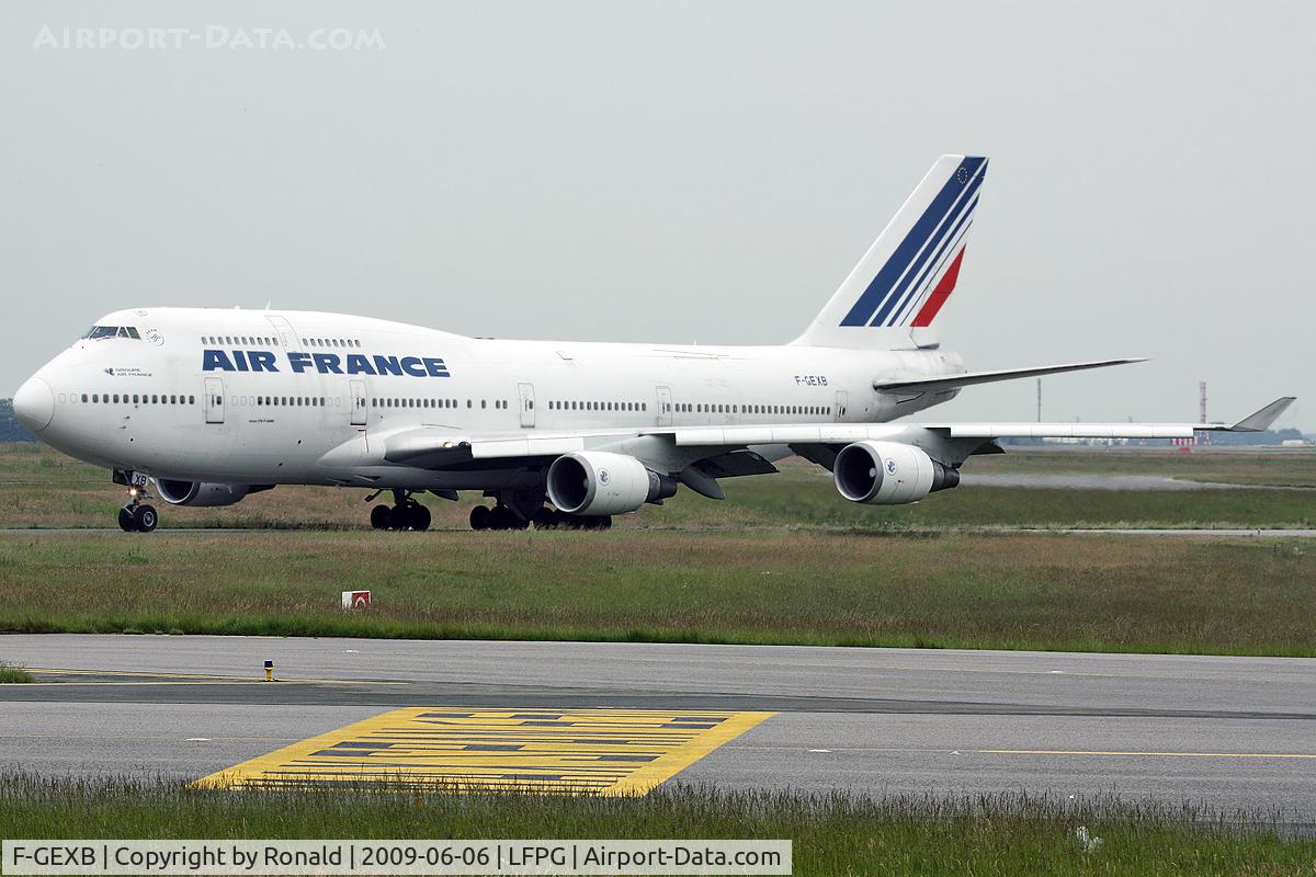 F-GEXB, 1991 Boeing 747-4B3M C/N 24155, at cdg