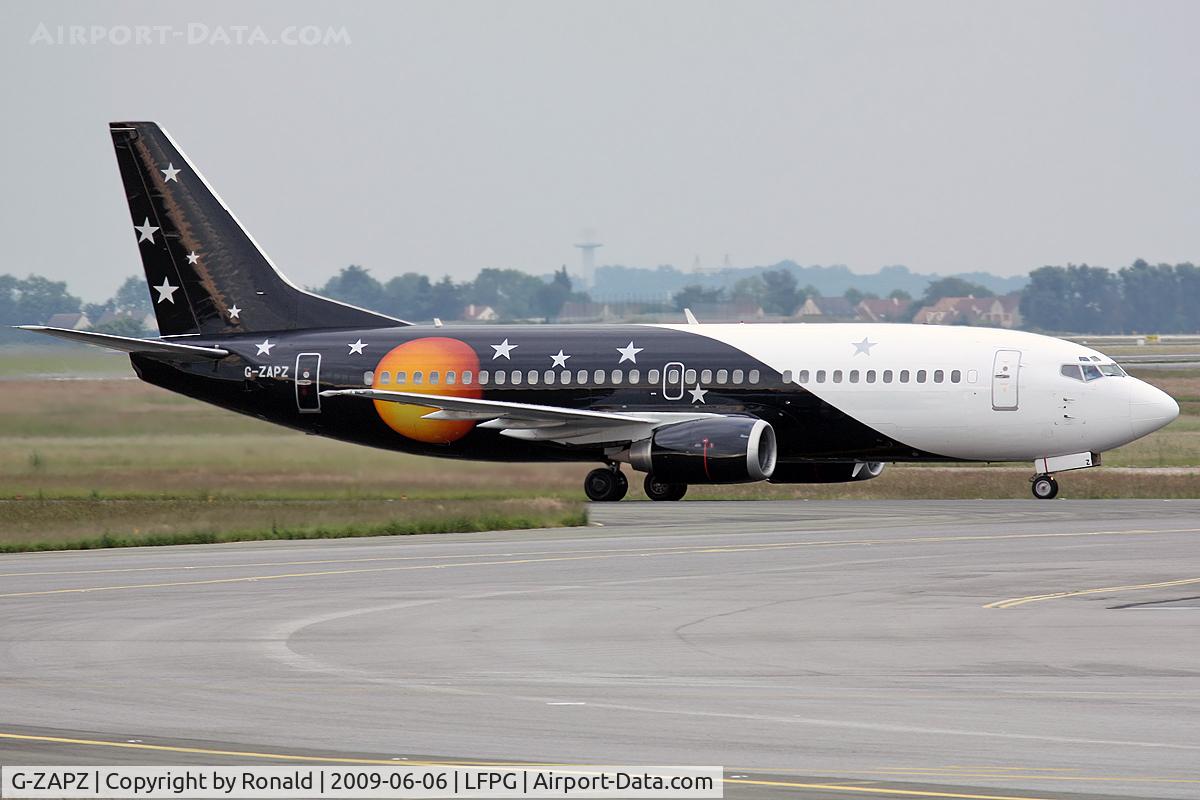 G-ZAPZ, 1991 Boeing 737-33A(QC) C/N 25401, at cdg