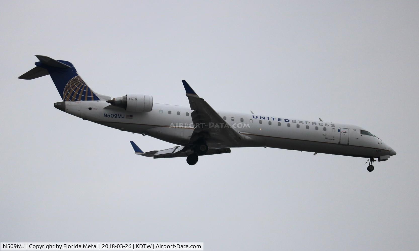 N509MJ, 2003 Bombardier CRJ-700 (CL-600-2C10) Regional Jet C/N 10094, GJS/UE CRJ7 zx IAD-DTW