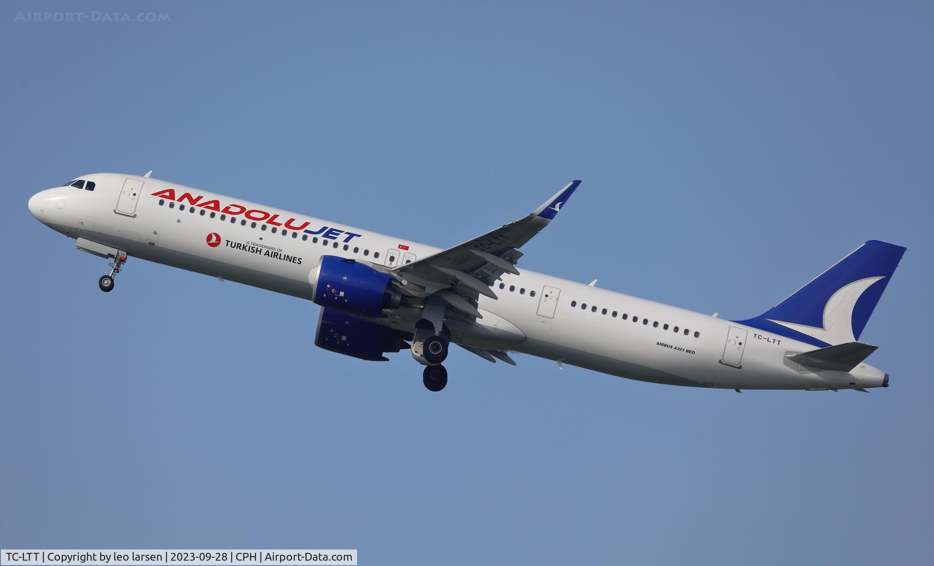 TC-LTT, 2023 Airbus A321-271 Neo C/N 11144, Copenhagen 28.9.2023