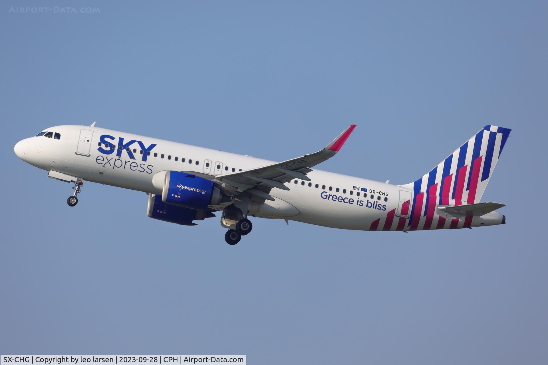 SX-CHG, 2021 Airbus A320-251N C/N 10079, Copenhagen 28.9.2023