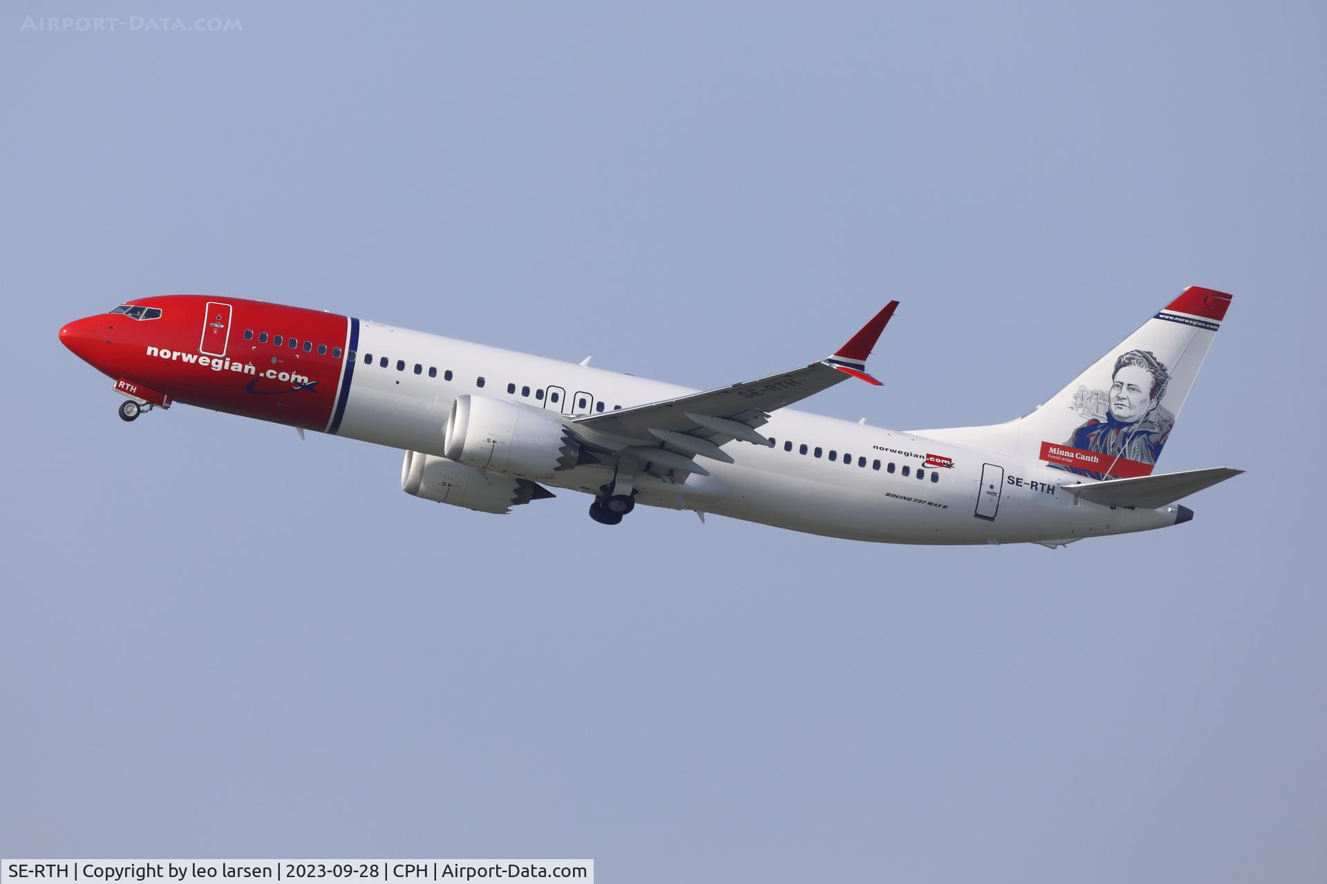 SE-RTH, 2023 Boeing 737-8 MAX C/N 62928, Copenhagen 28.9.2023
