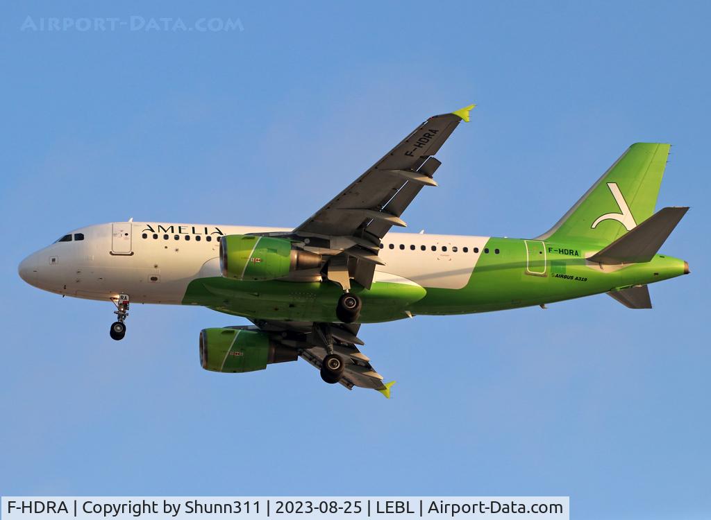 F-HDRA, 2004 Airbus A319-111 C/N 2279, Landing rwy 24R in basic S7 Airlines c/s...