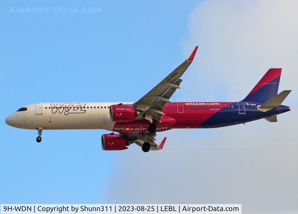 9H-WDN, 2023 Airbus A321-271NX C/N 11411, Landing rwy 24R