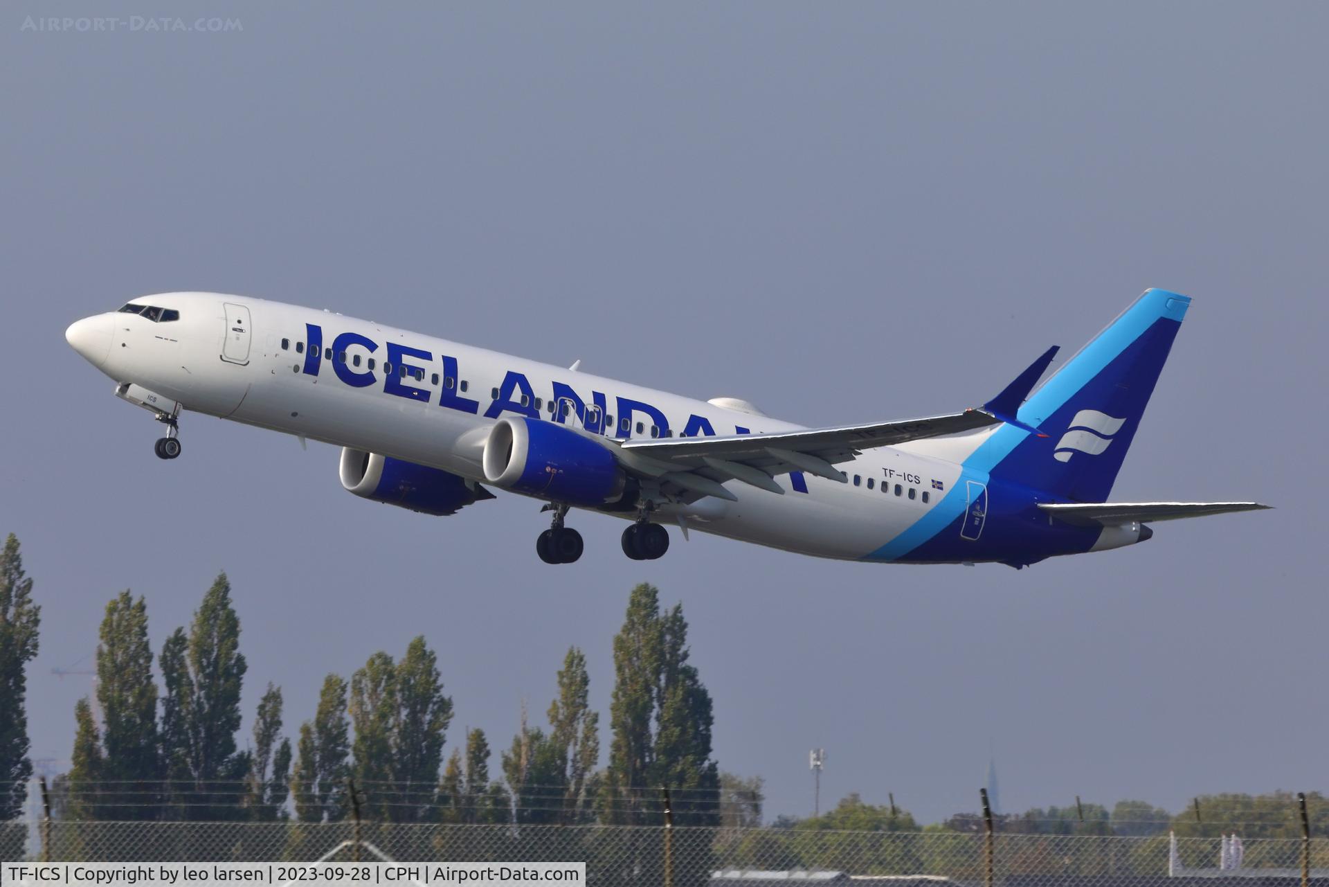TF-ICS, 2022 Boeing 737-8 MAX C/N 44569, Copenhagen 28.9.2023