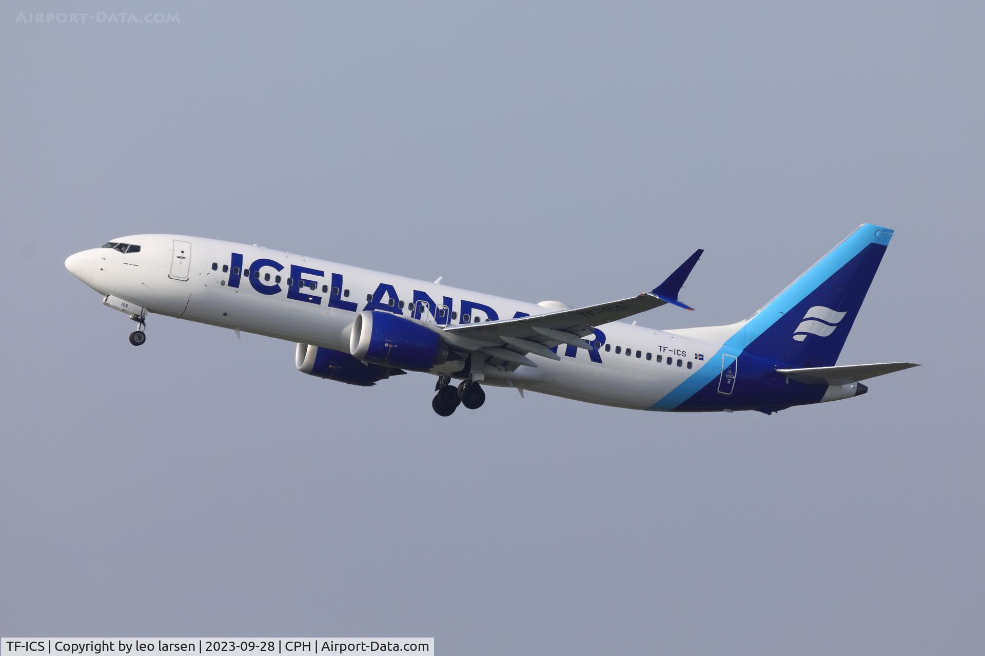 TF-ICS, 2022 Boeing 737-8 MAX C/N 44569, Copenhagen 28.9.2023