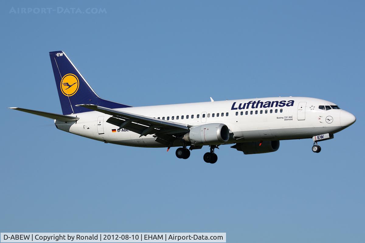 D-ABEW, 1995 Boeing 737-330 C/N 27905, at spl