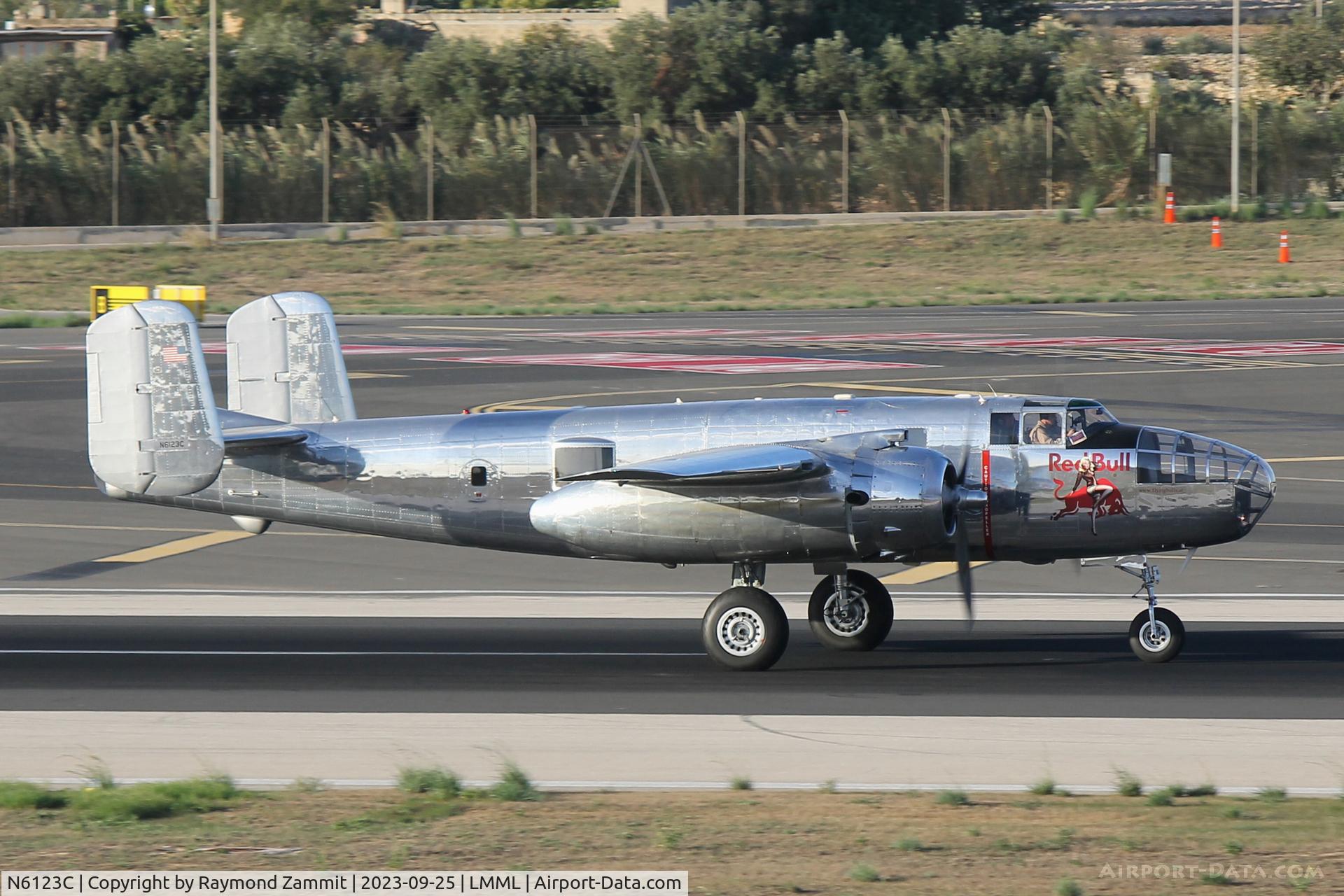 N6123C, 1945 North American B-25J-30-NC Mitchell Mitchell C/N 108-47647, North American B-25J Mitchell N6123C The Flying Bulls