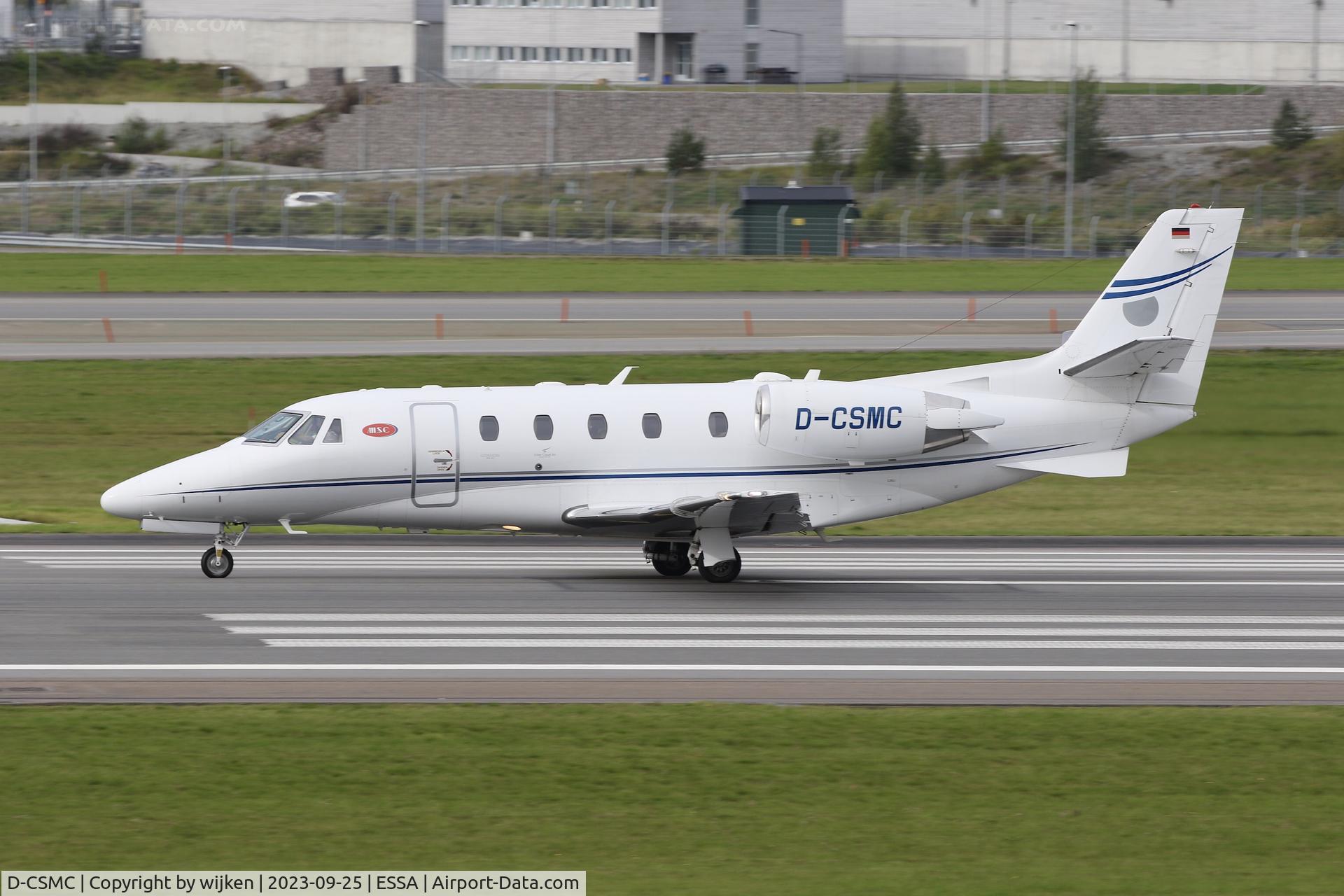 D-CSMC, 2014 Cessna 560XL Citation XLS+ C/N 560-6168, RWY 19L