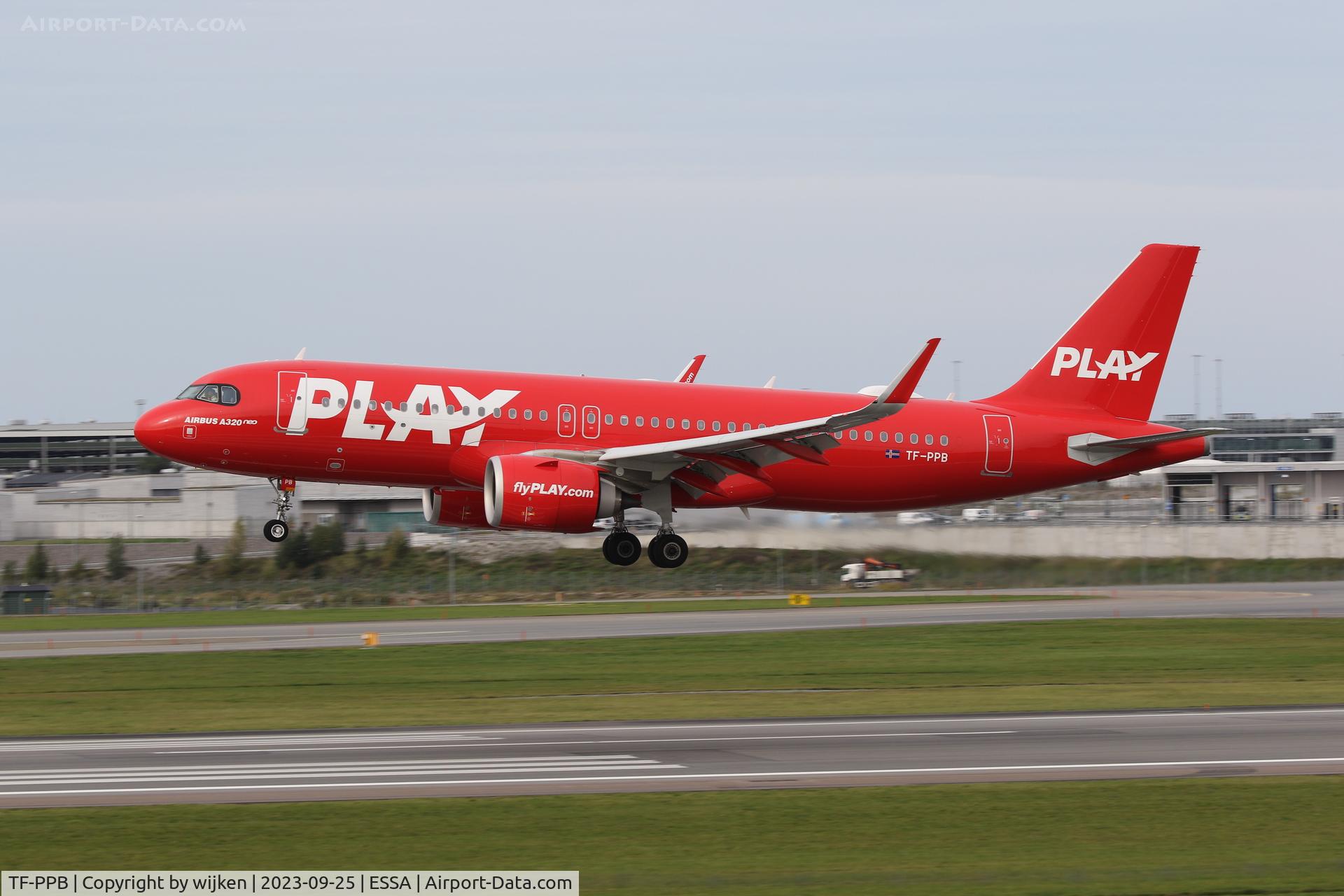 TF-PPB, 2020 Airbus A320-251N C/N 10134, RWY 19L