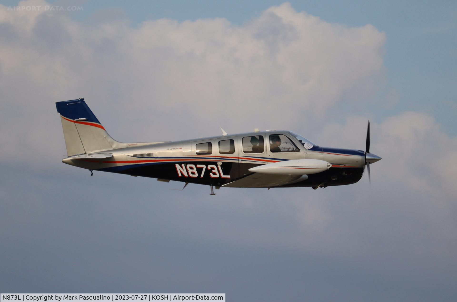 N873L, 2016 Beech G36 C/N E-4097, Beech G36