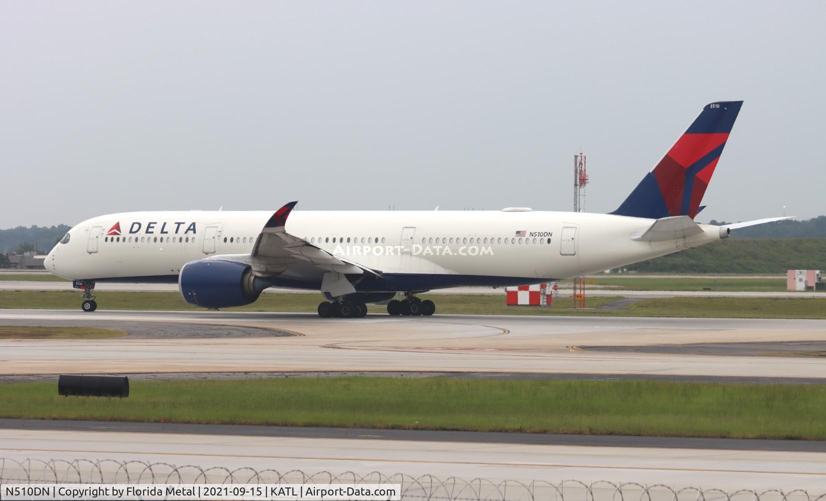 N510DN, 2018 Airbus A350-941 C/N 204, DAL A359 zx GRU-ATL