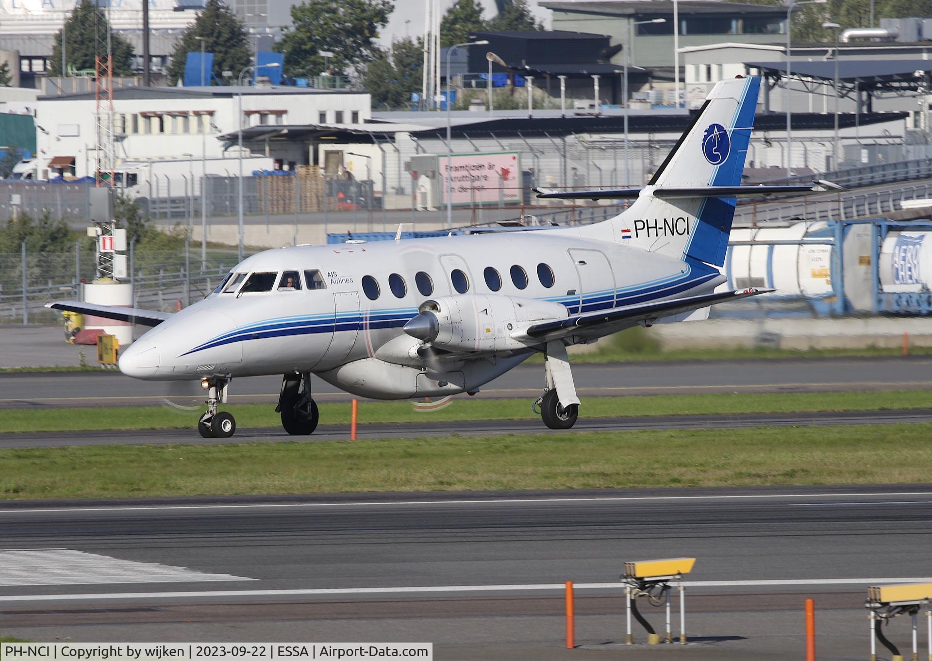 PH-NCI, 1989 British Aerospace BAe-3112 Jetstream 31 C/N 844, RWY 19L