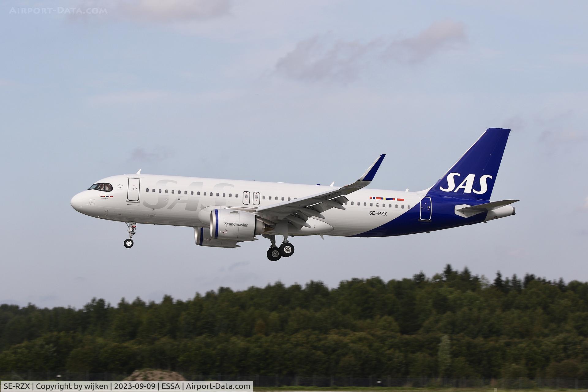 SE-RZX, 2023 Airbus A320-251N C/N 11421, RWY 26