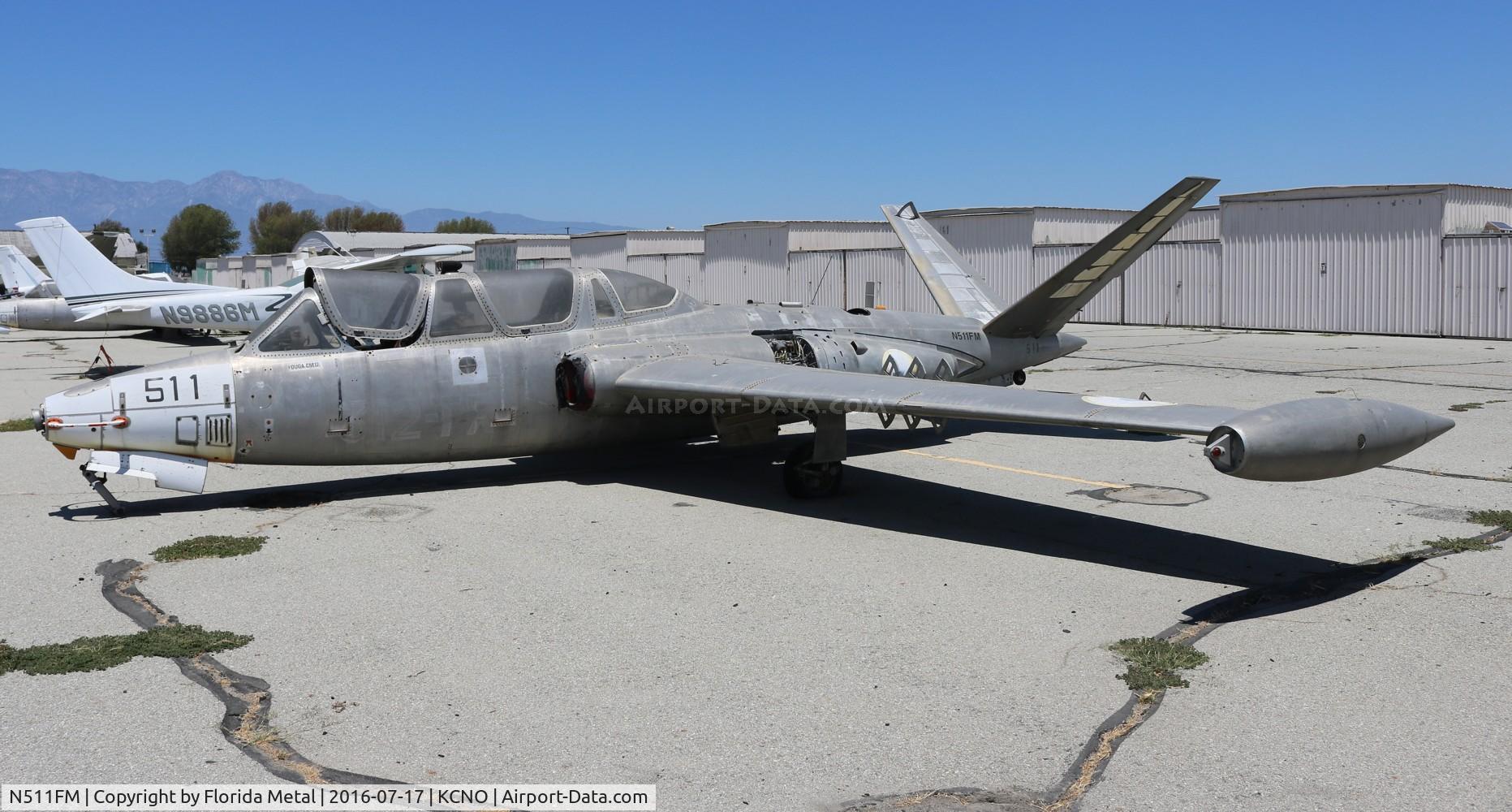 N511FM, 1966 Fouga CM-170 Magister C/N 511, Fouga Magister zx