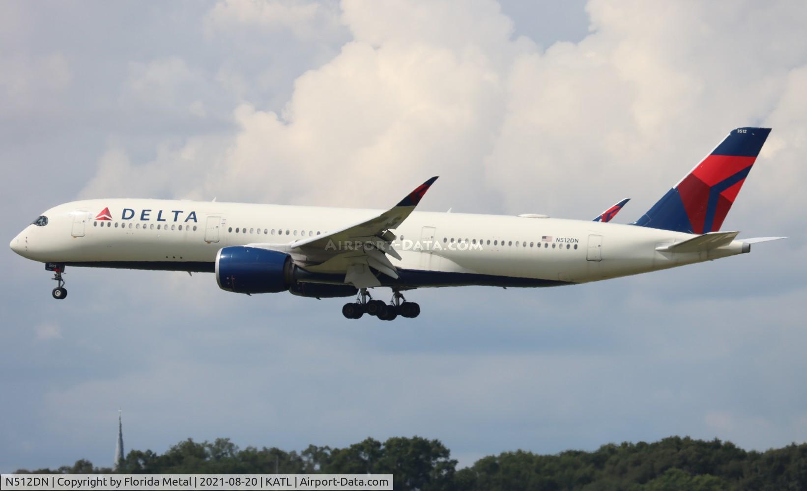 N512DN, 2019 Airbus A350-941 C/N 267, DAL A359 zx DUB-ATL