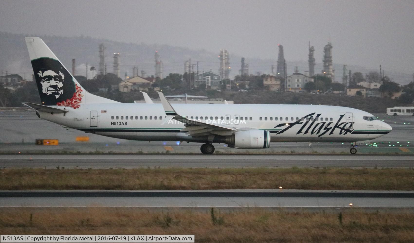 N513AS, 2008 Boeing 737-890 C/N 35192, ASA 738 zx