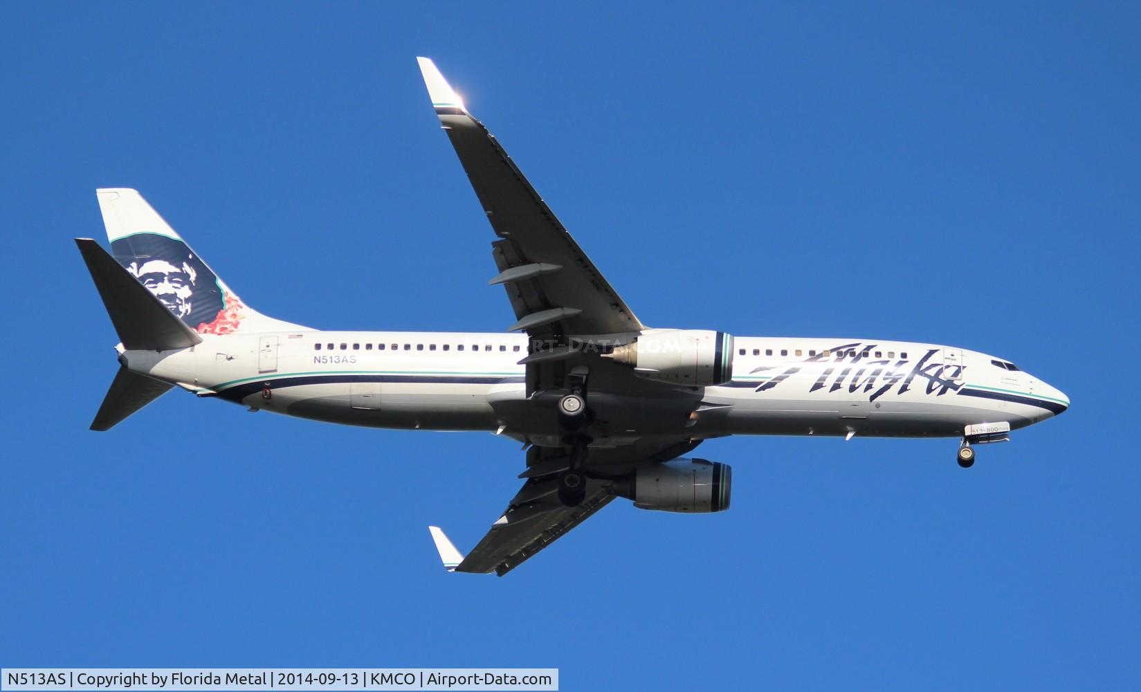 N513AS, 2008 Boeing 737-890 C/N 35192, ASA 738 zx SEA-MCO