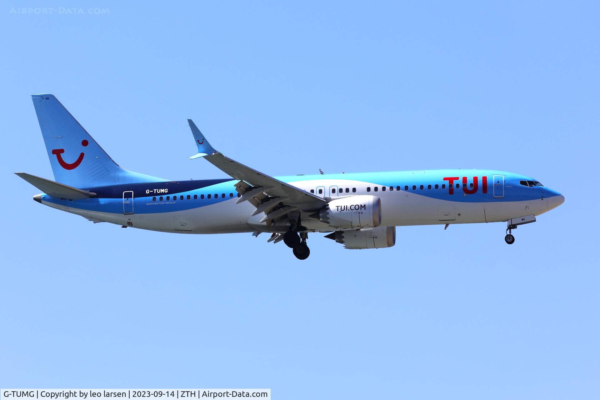 G-TUMG, 2019 Boeing 737-8 MAX C/N 44600, ZTH 14.9.2023