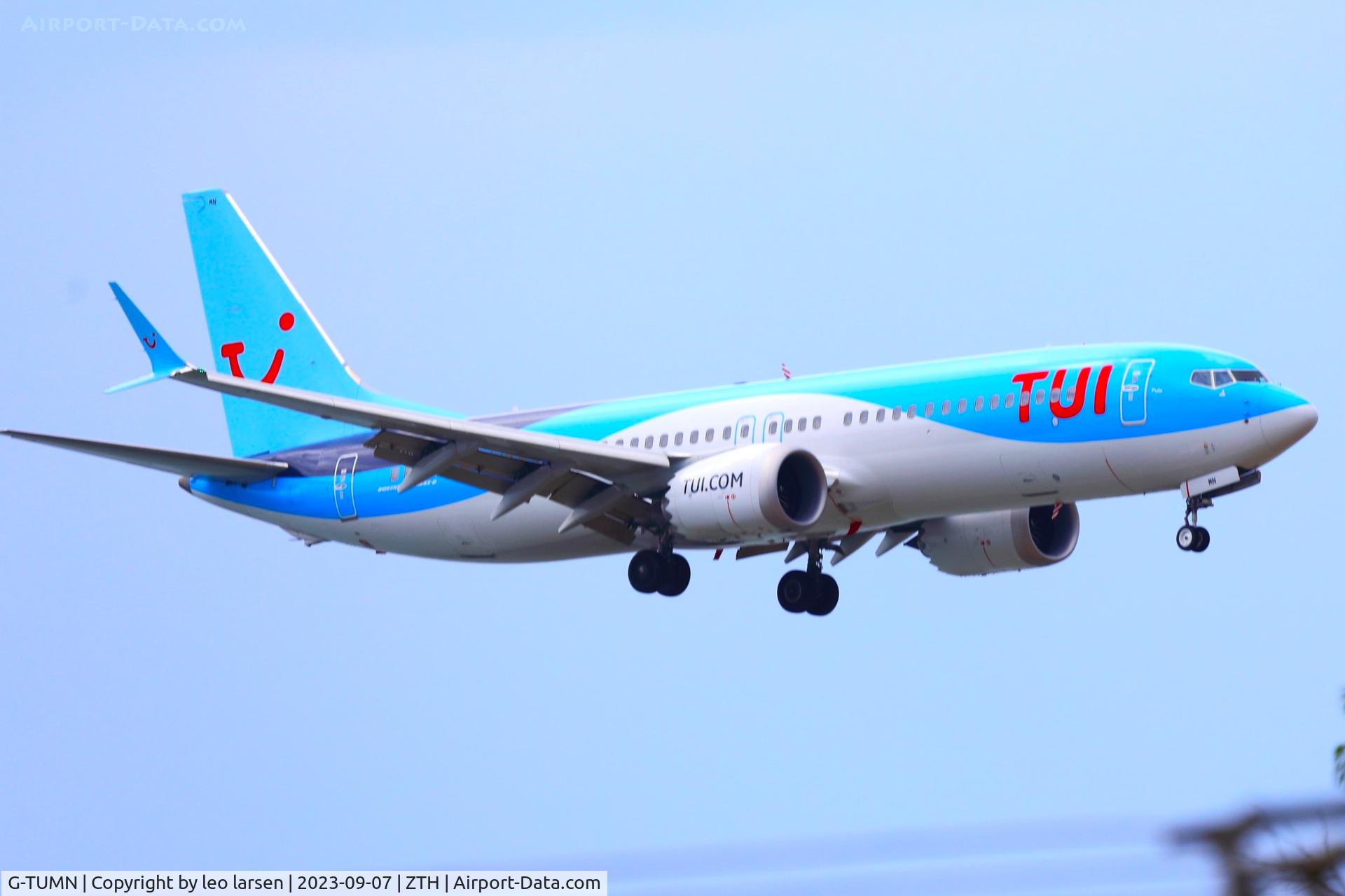 G-TUMN, 2020 Boeing 737-8 MAX C/N 44655, ZTH 7.9.2023