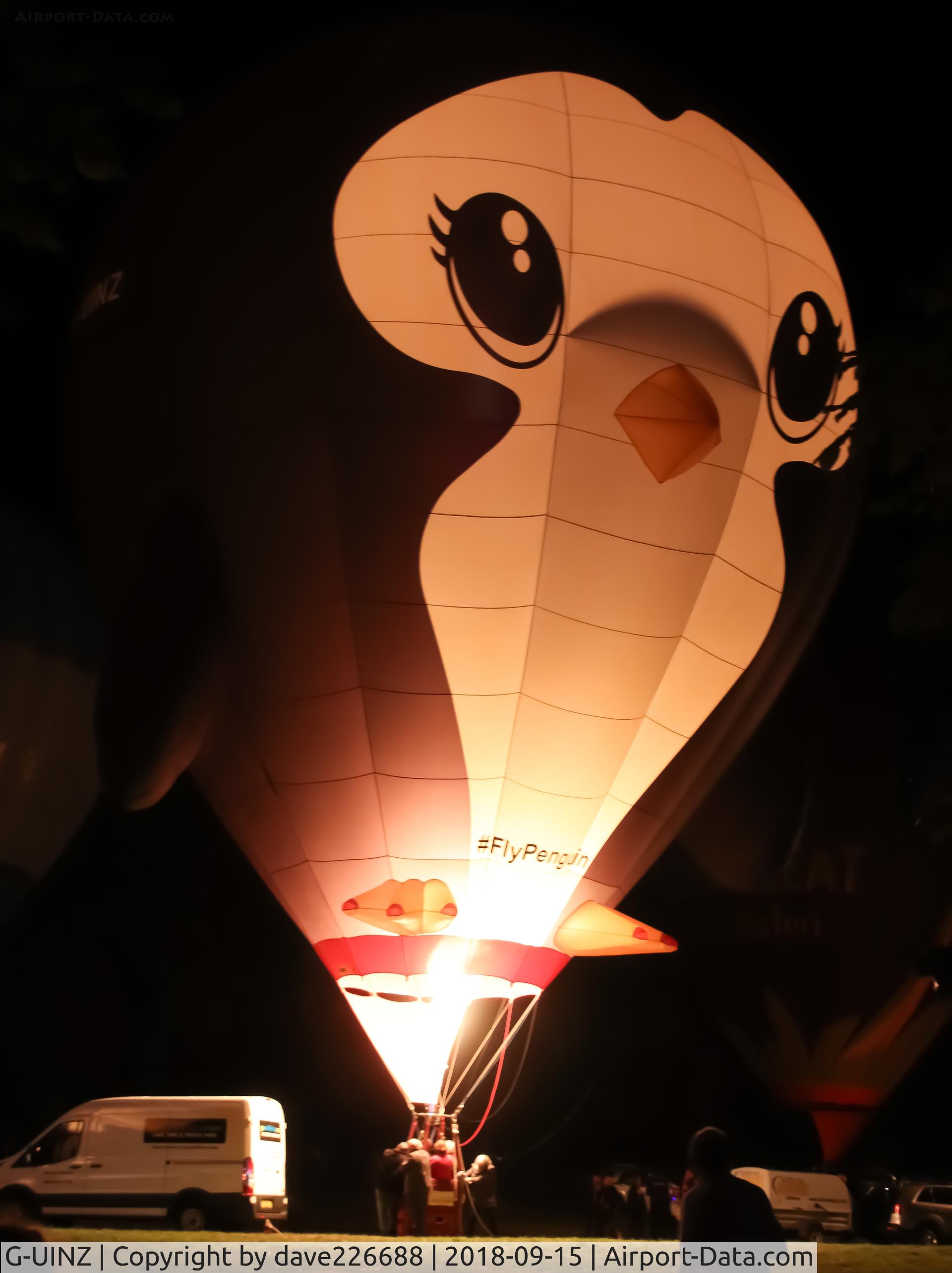 G-UINZ, 2015 Ultramagic B-70 C/N 70-09, Nightglow @ Longleat Skysafari